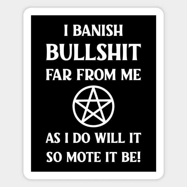 Cheeky Witch® Banishing Spell Magnet by Cheeky Witch